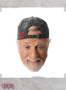 RIOT UNIONS 24AW 还钱/pay back my money款水洗破坏做旧棒球帽