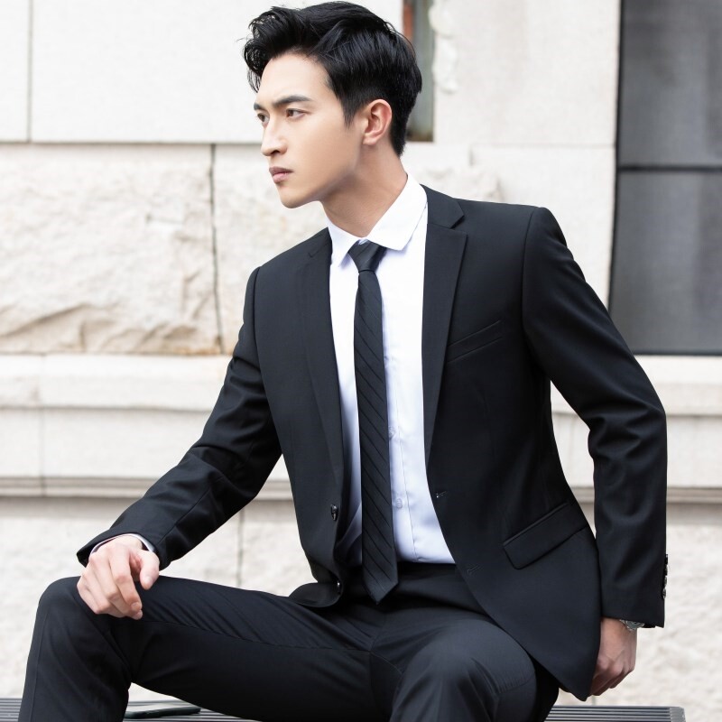 韩版夜场男模小西装修身一套装毕业正装韩式商务休闲西服夜店帅气