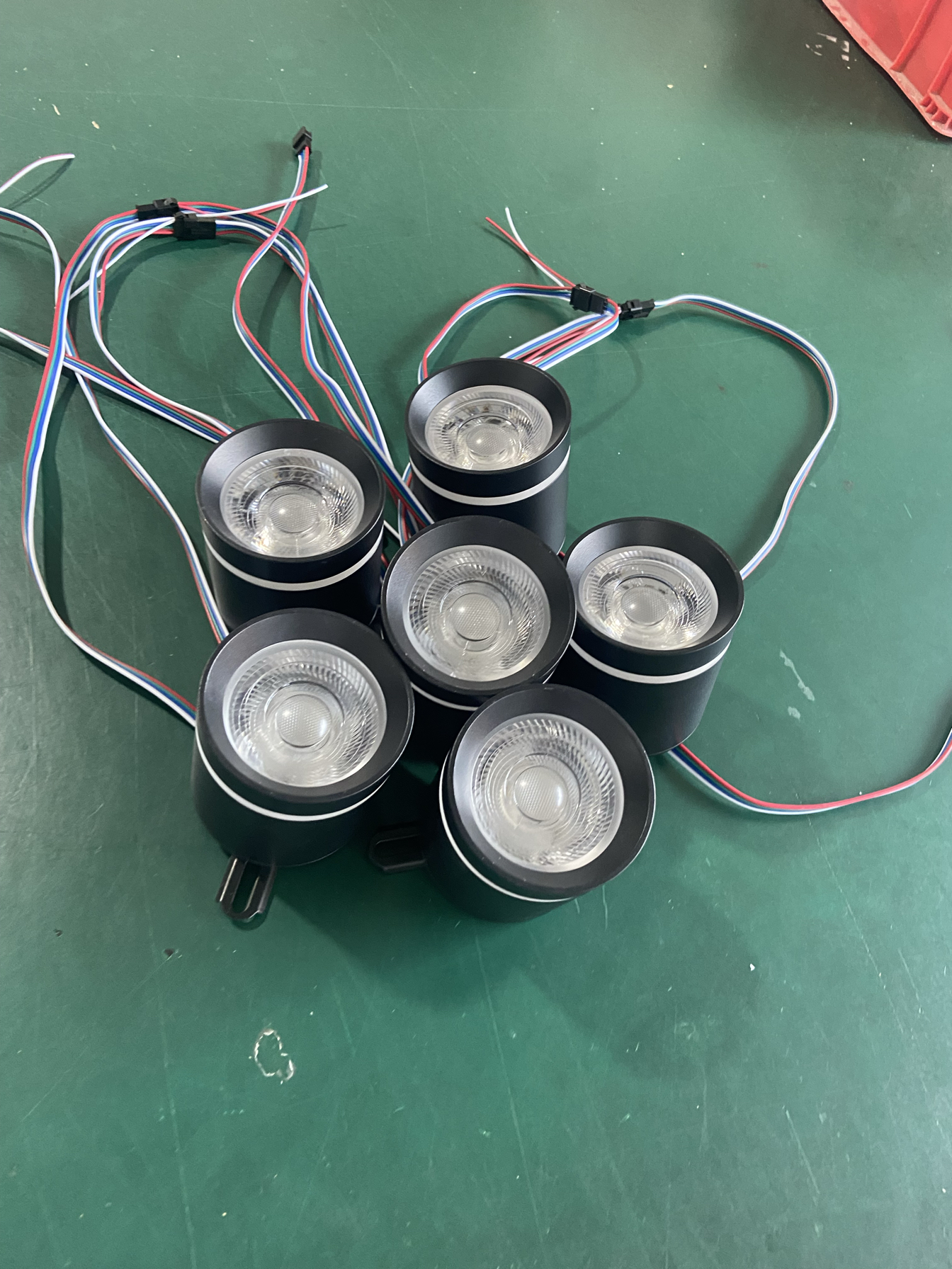 LED射灯20wRGBW幻彩筒灯天花宴会展厅酒吧跳舞具乐部控台连接麦爵