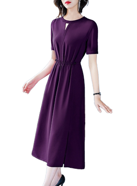 易美初宽松连衣裙女夏中长款