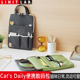 Daily可爱猫咪便携数码 包多功能事务手提包平板电脑包数据线U盘充电宝便签本手拎包 LAB.喜利Cat 日本LIHIT
