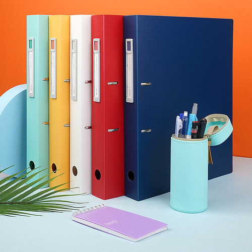 LIHITLAB.喜利2孔D型A4文件夹