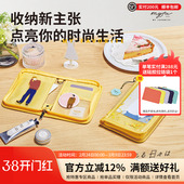 日本LIHIT 饰收纳包明星周边票根书签电影票收集册吧唧徽章小卡明信片收纳册DIY痛包 LAB.喜利myfa多功能可装