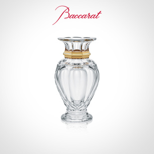 红色 花瓶 Baccarat 透明 巴卡拉 金色 栏杆形 HARCOURT哈酷系列