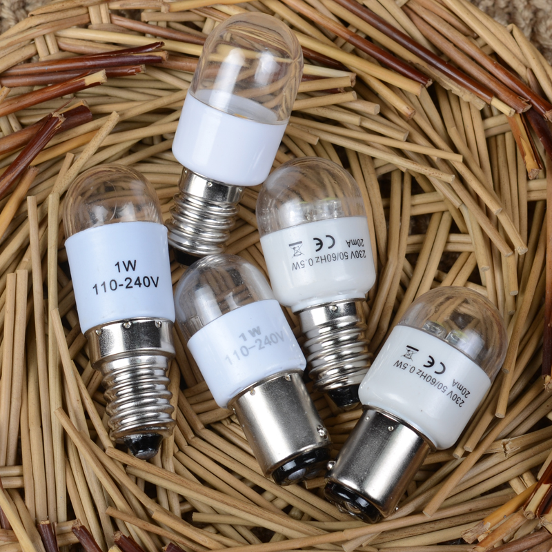 飞跃胜家蝴蝶爱可美重机家用适用缝纫机LED灯泡E14螺丝口灯泡卡口