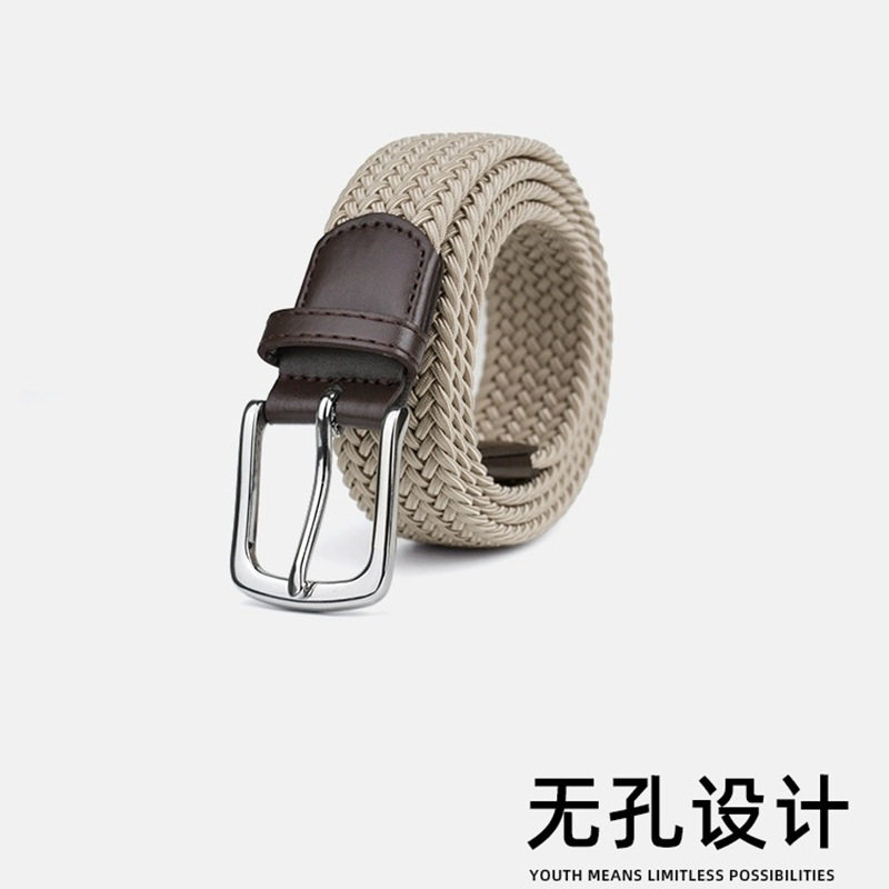 免打孔无孔高尔夫男女士帆布腰带