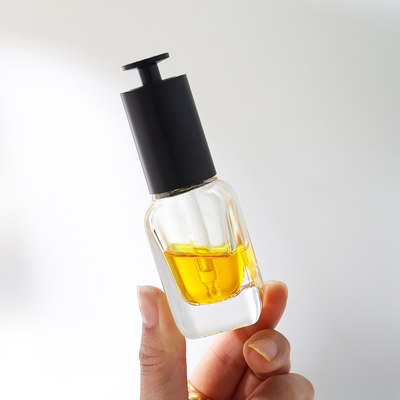 哑黑T帽按压滴管玻璃精油瓶