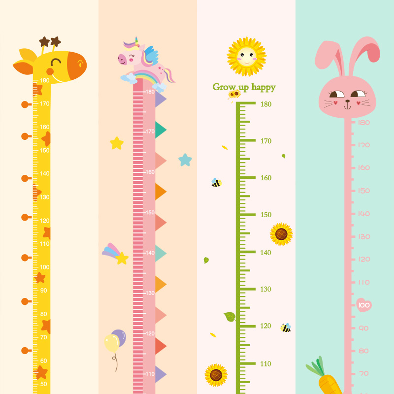 身高贴纸装饰小图案贴画客厅玄关墙壁遮丑墙贴儿童宝宝房墙上布置图片