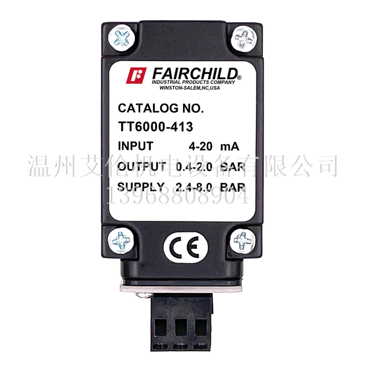 美国仙童Fairchild 电气转换器比例阀 TT6000-413