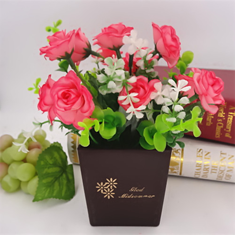 田园家居仿真植物假玫瑰花盆栽小盆景套装欧式假花室内客厅绿植在类目 家居饰品, 花瓶/花器/仿真花/仿真饰品, 仿真花/假花中 - 来自Buy2taobao.com提供专业的淘宝代购服务