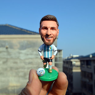 球迷收藏足球玩偶人偶手办玩具C罗梅西内马尔姆巴佩卡卡亚马尔