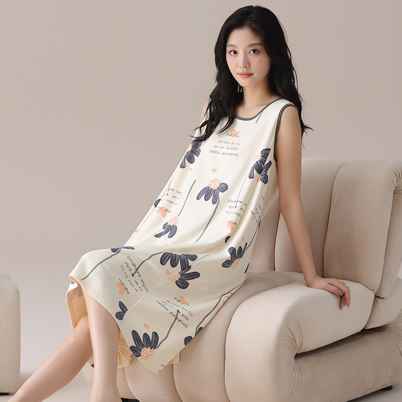 由果2025年带胸垫睡裙女夏季睡裙