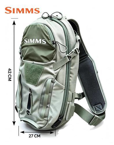 SIMMS路亚包单肩双肩斜挎防水背包飞钓多功能渔具腰包手提包