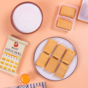 模范妈妈手工鸡蛋卷香酥掉渣健康休闲零食儿童原味蛋卷酥干下午茶