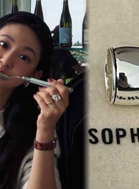 2405 ins博主fever同款sophie buha建筑美学几何经典版铜质戒指