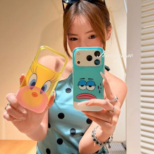 适用趣味搞怪崔迪小鸟小丑鱼表情适用iPhone17promax苹果16手机壳