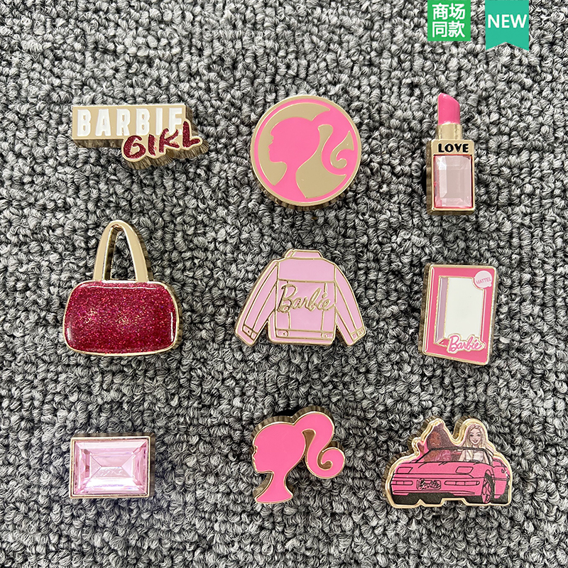 新款crocs配饰洞洞鞋鞋花卡骆驰鞋上装饰品智必星配件DIY质感金属