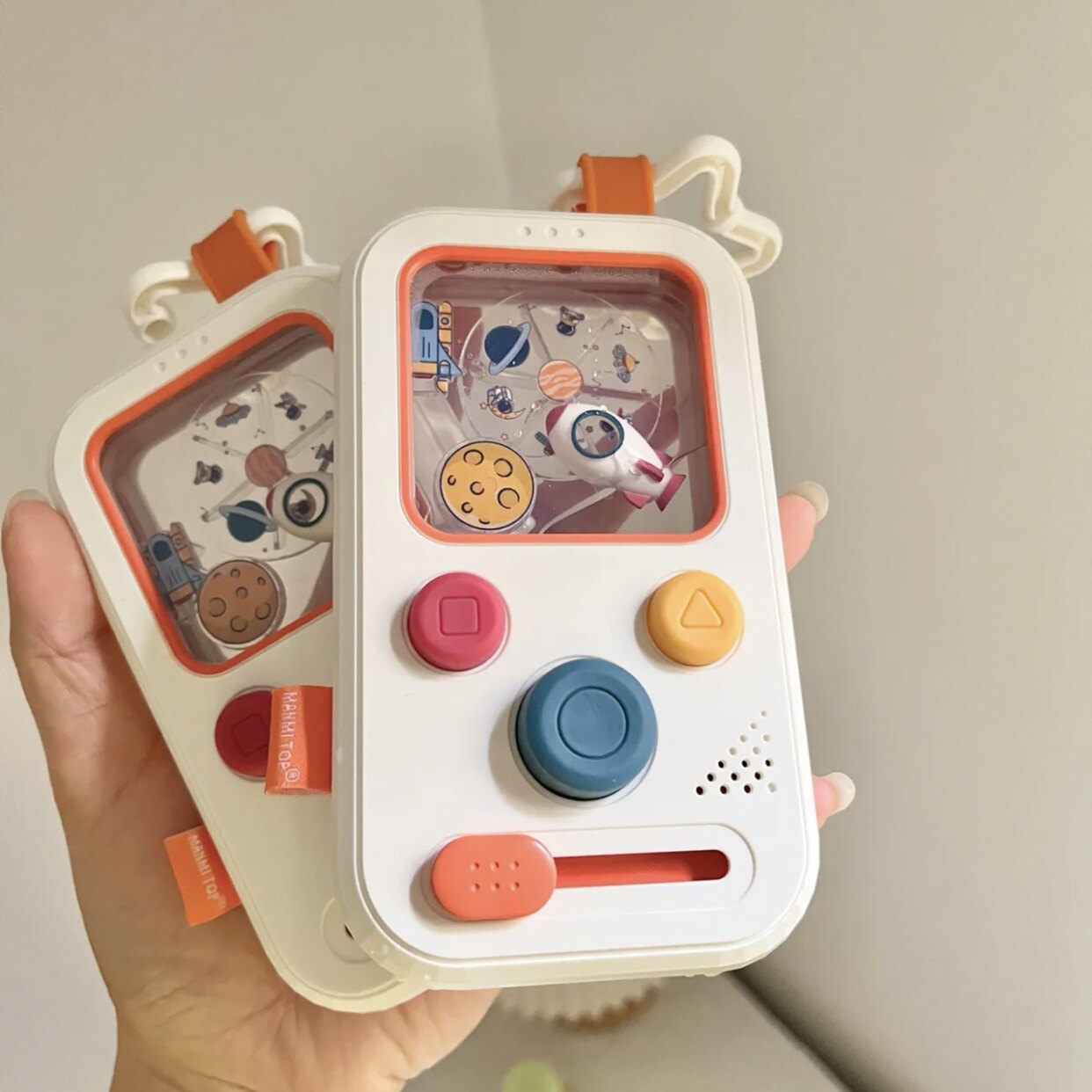 儿童太空水机按按乐益智早教解压游戏机趣味婴儿幼儿手指按压玩具