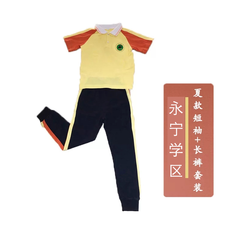 校服纯棉夏季短袖校服