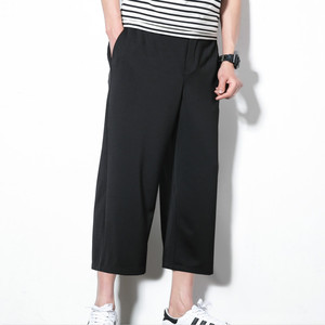 原宿港风阔腿裤