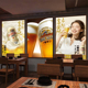 日本朝日麒麟啤酒装 寿司店居酒屋烤肉烧鸟店海报酒馆挂画 饰画日式