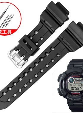 防水硅胶手表带代用CASIO卡西欧蛙人五/六代GWF-A1000/D1000手表