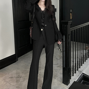 口拼蕾丝西装 高级感袖 洛拉自制设计师款 T5090 安晴粉丝专享