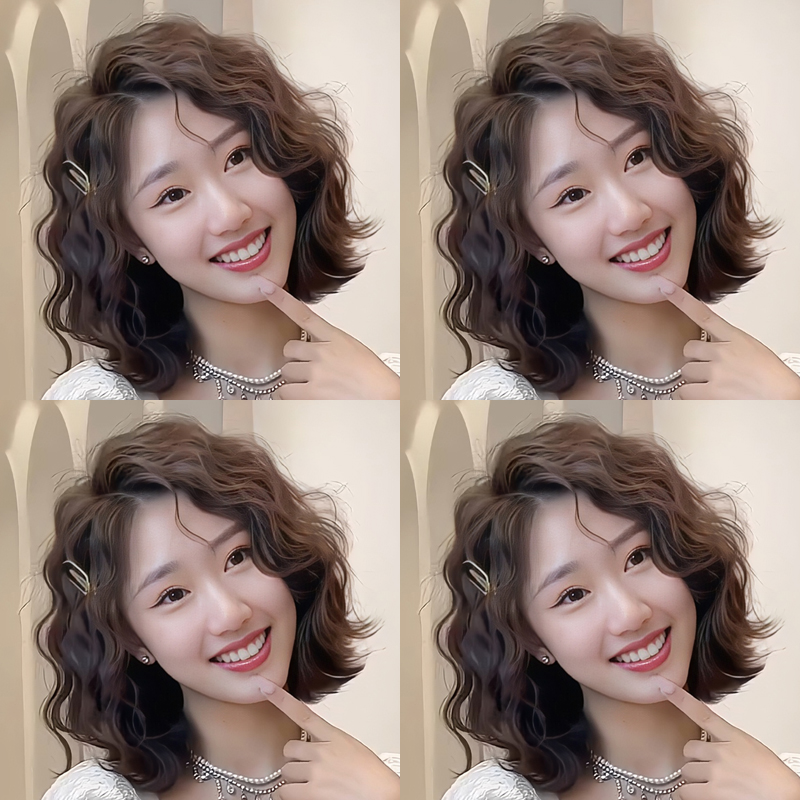 三管蛋卷头卷发棒28mm三排蛋卷棒水波纹蛋糕懒人短发卷发蓬松神器