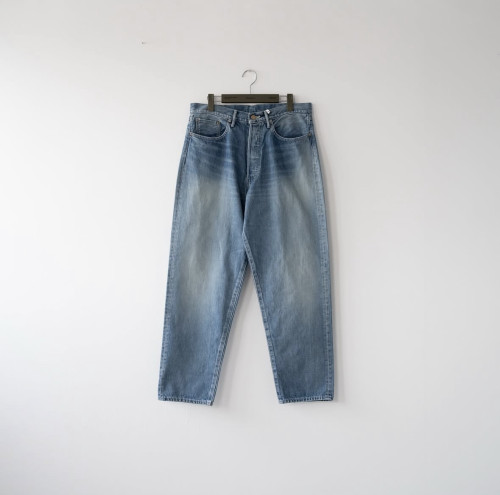 Graphpaper 24AW Five Pocket Pants水洗做旧宽松赤耳牛仔裤