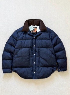 日单现货 限定 RP Denim Field Down Jacket光电子保暖羽绒服24AW