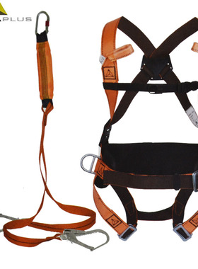 代尔塔506102高空作业安全带五点式攀岩消防背部双挂点双大钩施工