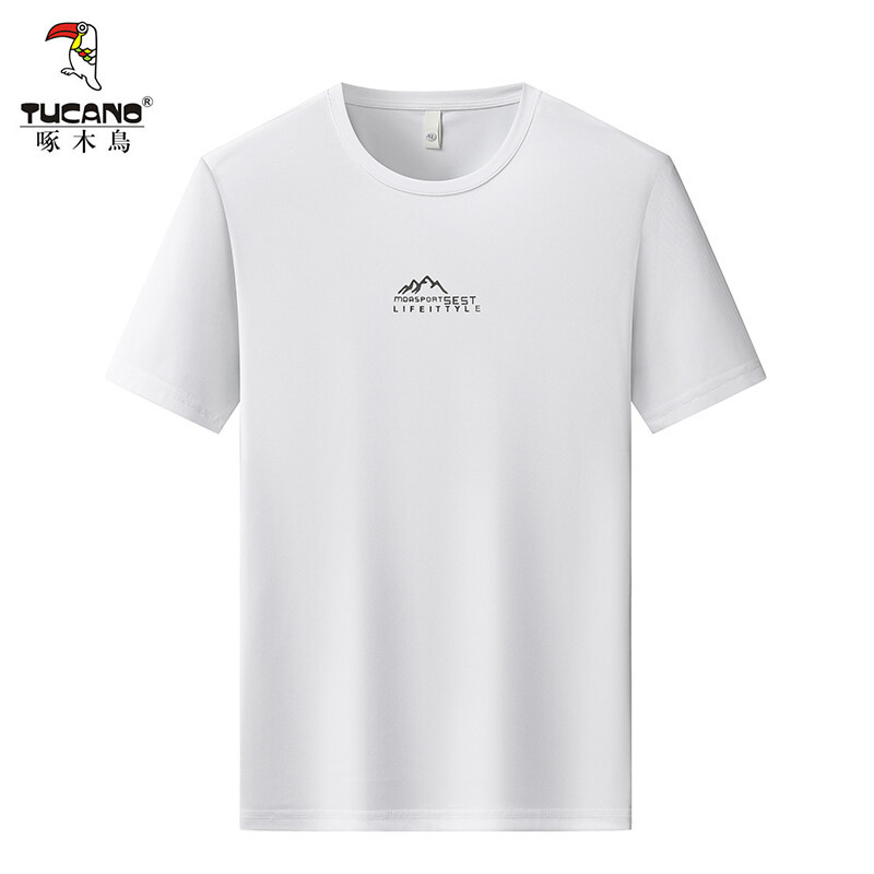 啄木鸟冰丝短袖polo衫男士夏季新款商务休闲圆领上衣透气宽松体恤