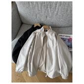 立体剪裁廓形上衣 复古立领防风夹克外套 日式 户外春秋款