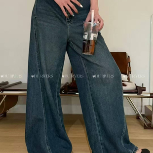 T107 BUCLASSIC显瘦显高宽松百搭牛仔裤 特BU RIVERS