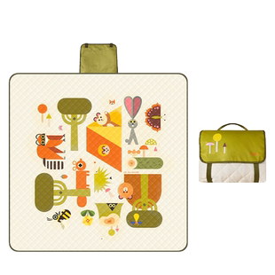 mideer弥鹿野餐垫防潮加厚便携户外露营草地毯子野崔郊游秋游坐垫