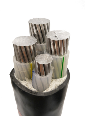 YJLV22国标三相四线16/25/35/50/400平方3+1架空地埋防老化铝电缆