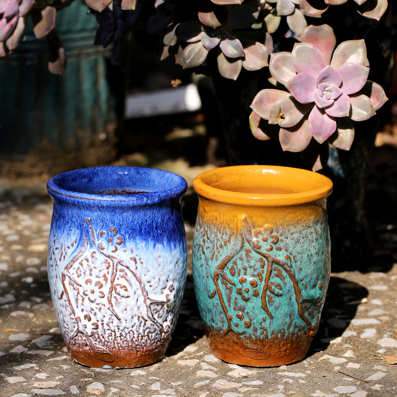 粗陶多肉花盆北欧风新品工厂直销