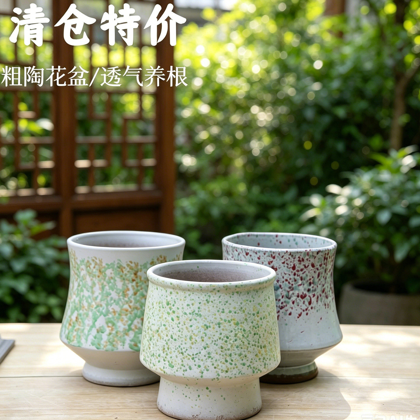 多肉大口径陶瓷清仓特价三角梅专用轻奢高级感家用户外绿植花盆