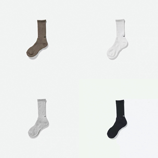 工装飞行员 WTAPS 25AW SKIVVIES. SOX 余文乐同款秋冬长筒长袜男