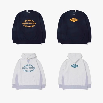 工装飞行员 MADNESS x NHOOLYWOOD 余文乐十周年限定联名圆领卫衣