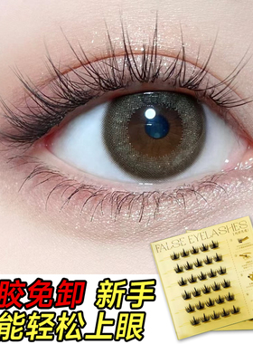 免胶自粘假睫毛自然卷翘重复使用