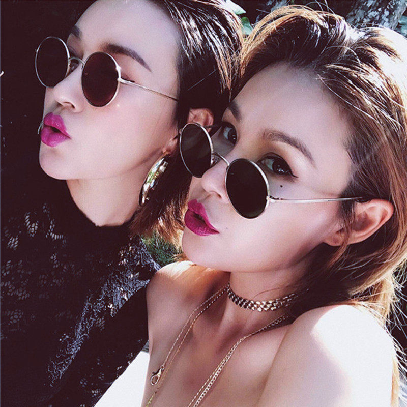 御米防紫外线椭圆形复古男女