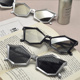 赛博朋克未来科技感多边形菱形墨镜男女小脸显瘦嘻哈蹦迪太阳眼镜