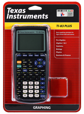 德州仪器TI-83 PLUS 编程图形计算器 IB AP SAT国际考试计算机