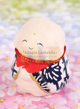 日本传统工艺和纸迷你小摆件 型染地藏