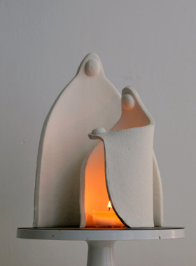 DOONE原创守护烛台香薰艺术摆件氛围感治愈生日新婚乔迁新年礼物