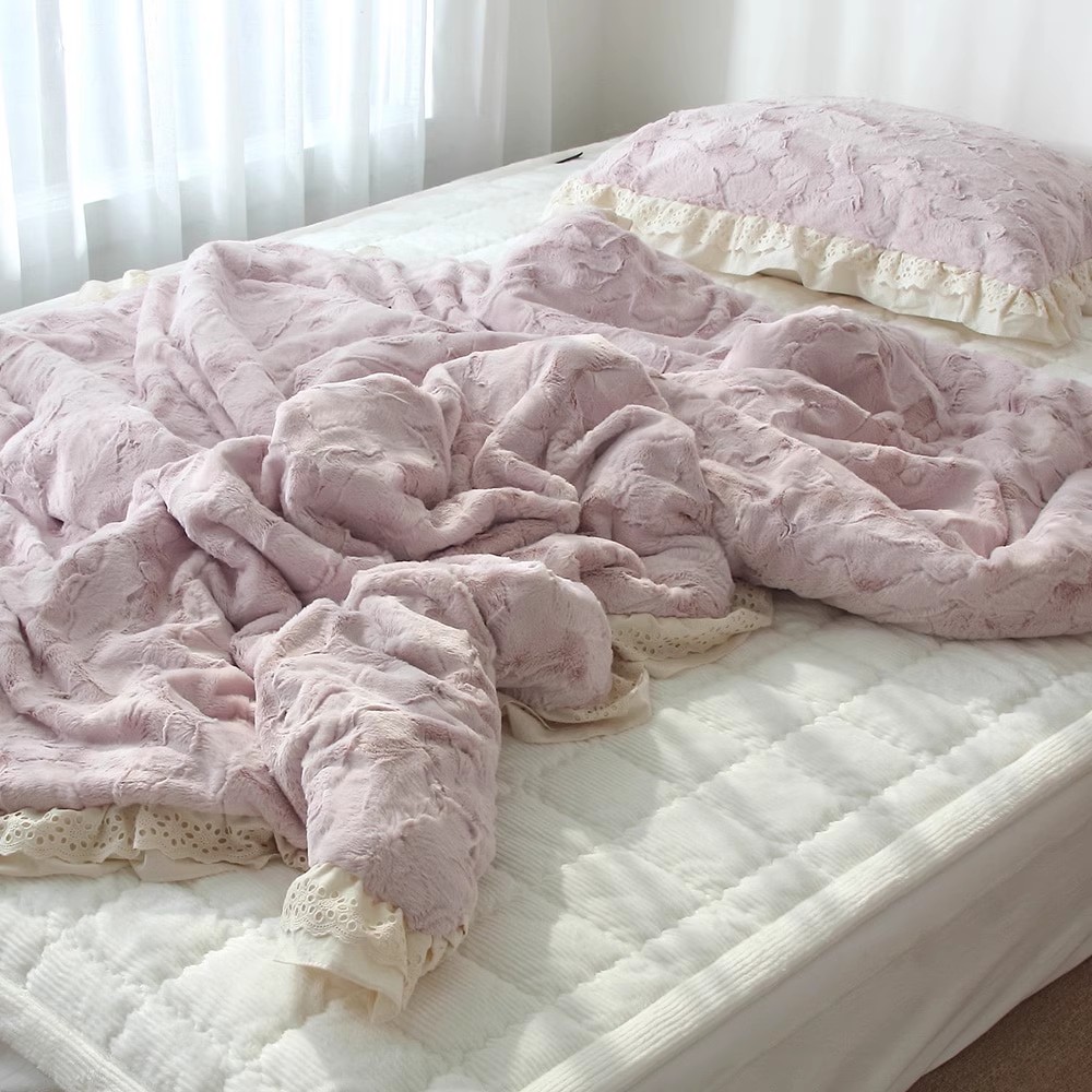 梦幻3件套蕾丝毛绒公主