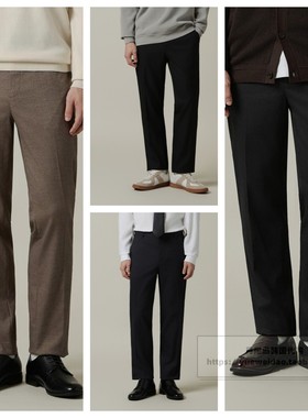 特价直邮ZIOZIA春秋冬男装通勤直筒商务西裤通勤长裤子EF4P101