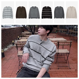 针织衫 发货快特价 25冬男士 Bridge韩国代购 毛衣MZKT71A4 直邮Mind