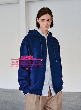 直邮Mind Bridge韩国代购男士四季连帽宽松MAB拉链卫衣MXJP0151